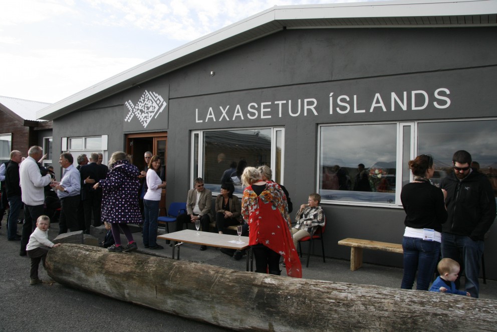 Laxasetur Íslands að Efstubraut 1, Blönduósi. Ljósm./BÞ