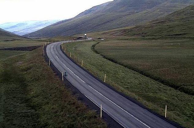 Á Öxnadalsheiði. Mynd af vef Vegagerðarinnar.