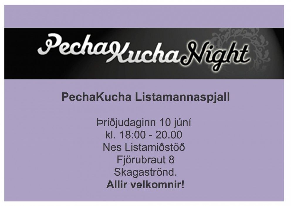 Pecha Kucha Listamannaspjalli frestað