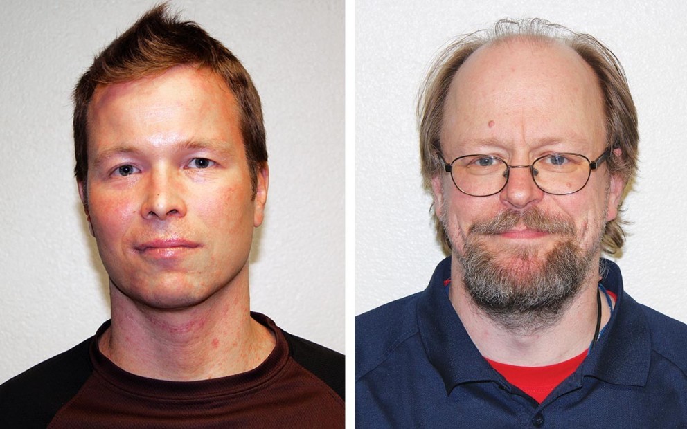 Pieti Poikola og Harri Mannonen.