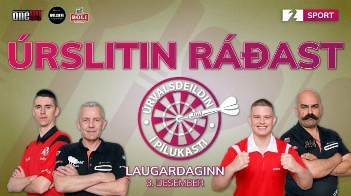 Arnar Geir í hörkukeppni um Íslandsmeistaratitilinn í pílukasti