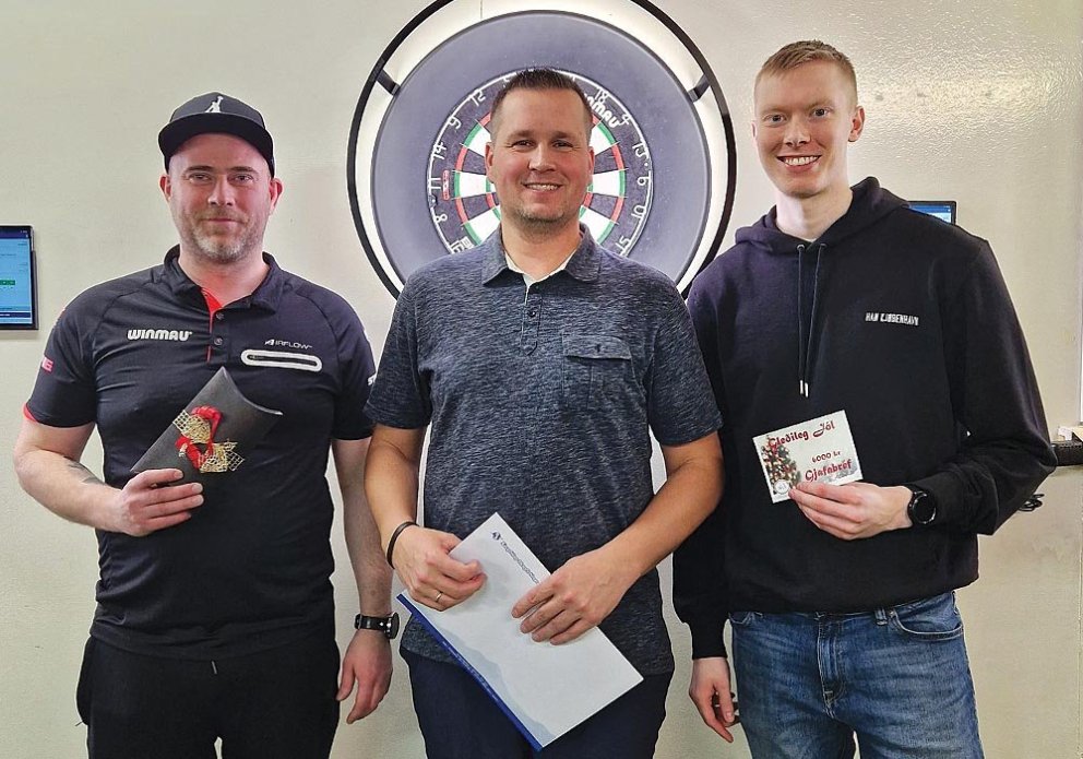 Jón Oddur Hjálmtýsson, Þórður Ingi Pálmarsson og Hannes Ingi Másson.  MYND AF FB