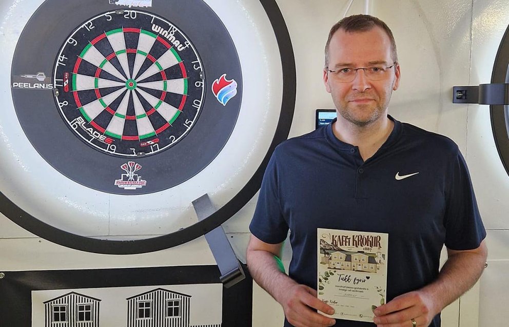 Arnar Már sigraði í fimmtu umferð Kaffi Króks mótaröðinni. MYND AF SÍÐU PÍSK