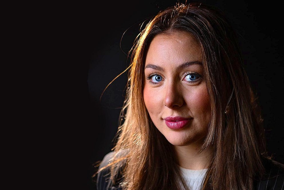 Ásthildur er dóttir Ómars Braga og Maríu Bjarkar. AÐSEND MYND