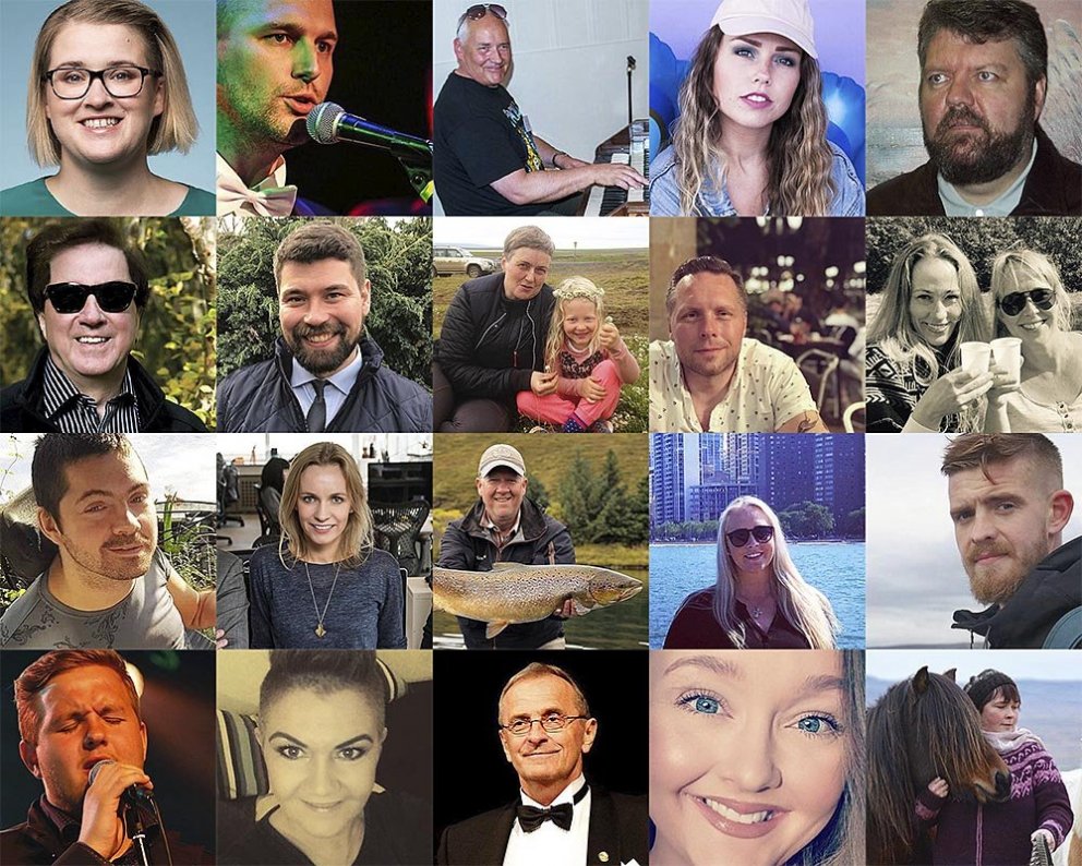 Nokkrir þeirra sem koma við sögu í Rabb-a-babbi og Tón-lyst ársins 2018,