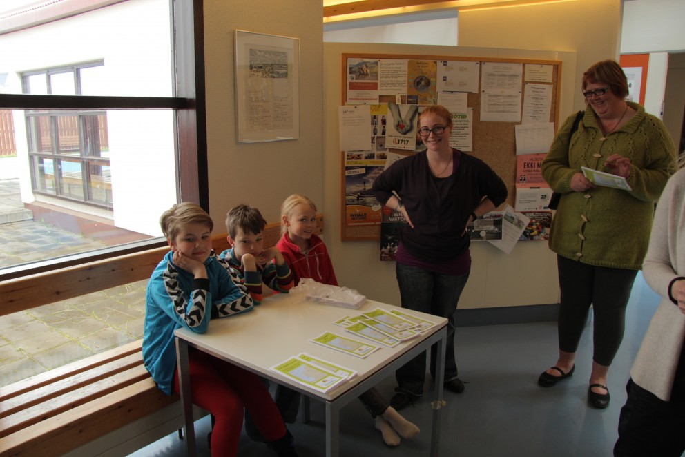 Grunnskólabörn útbúa ferðamannabækling