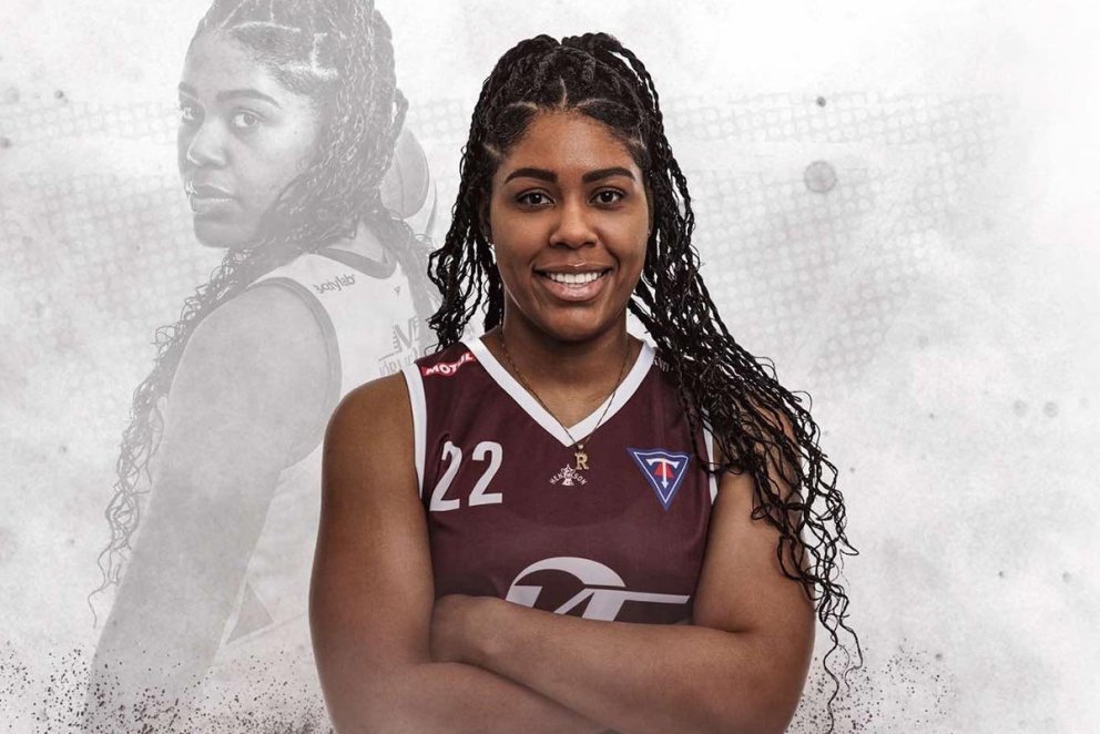 Randi Brown var með 28 stig og sjö fráköst í dag. MYND: DAVÍÐ MÁR