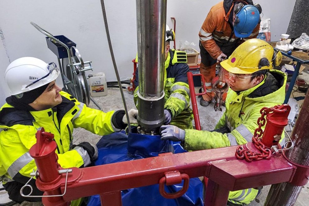 Unnið að endurbótum á heitavatnssvæðinu á Reykjum. Mynd: rarik.is