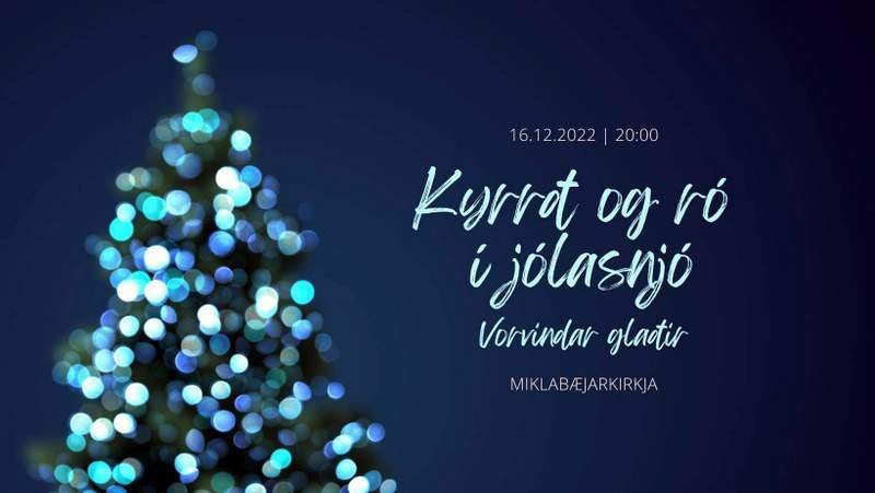 Kyrrð og ró í jólasnjó