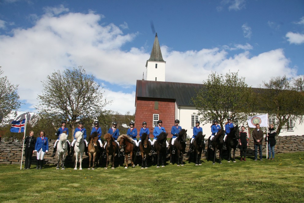Vel heppnuð reiðsýning