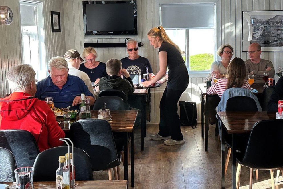 Út að borða í Retro Mathúsi á Hofsósi. MYND: ÓAB