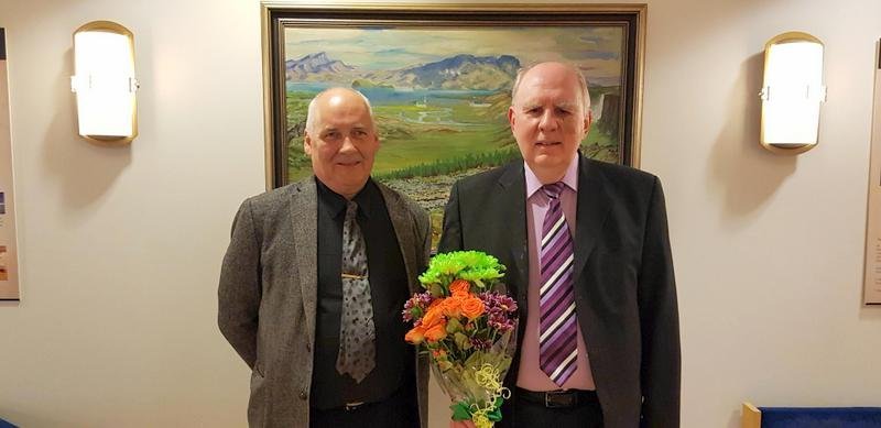 Rögnvaldur Valbergsson og Thomas R. Higgersson. Aðsendar myndir.