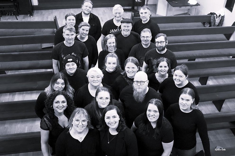 Rokkkórinn verður á ferðinni seinni partinn í mars. MYND: EYDÍS ÓSK