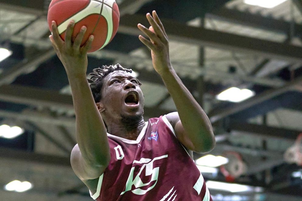 Sadio Doucoure átti ágætan leik í gær en það dugði ekki til. MYND: ©SIGURÐUR INGI