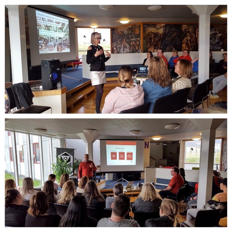 Frá starfsdegi leikskólanna í Húnavatnssýslum og Strandabyggð. Aðsend mynd.