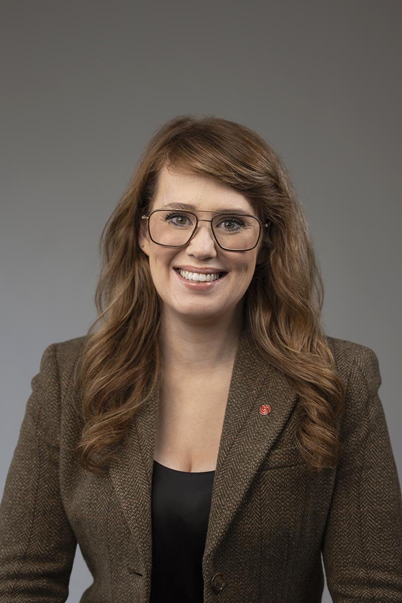 Jóhanna Ösp Einarsdóttir skipar þriðja sæti á lista Samfylkingar í Norðvesturkjördæmi. AÐSEND MYND