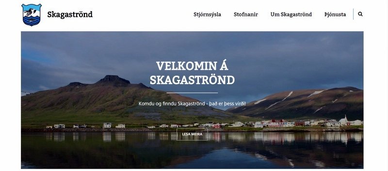 Ný heimasíða Skagastrandar