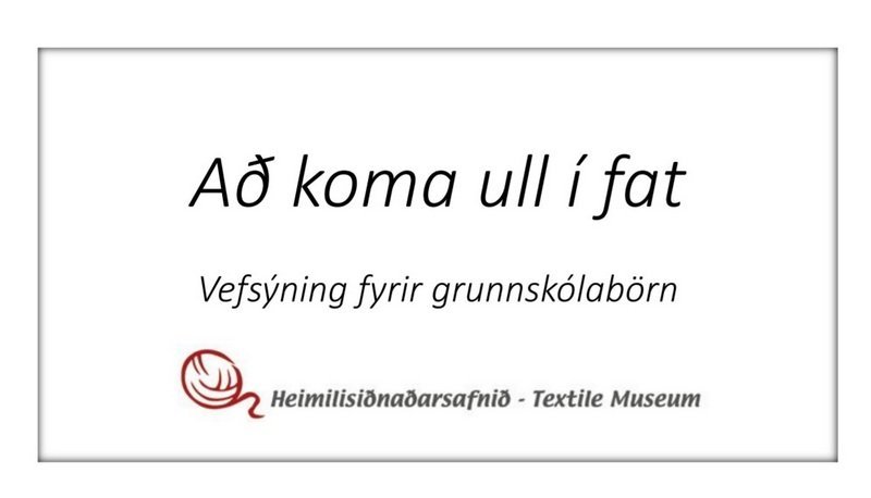 Ný vefsýning á vef Heimilisiðnaðarsafnsins