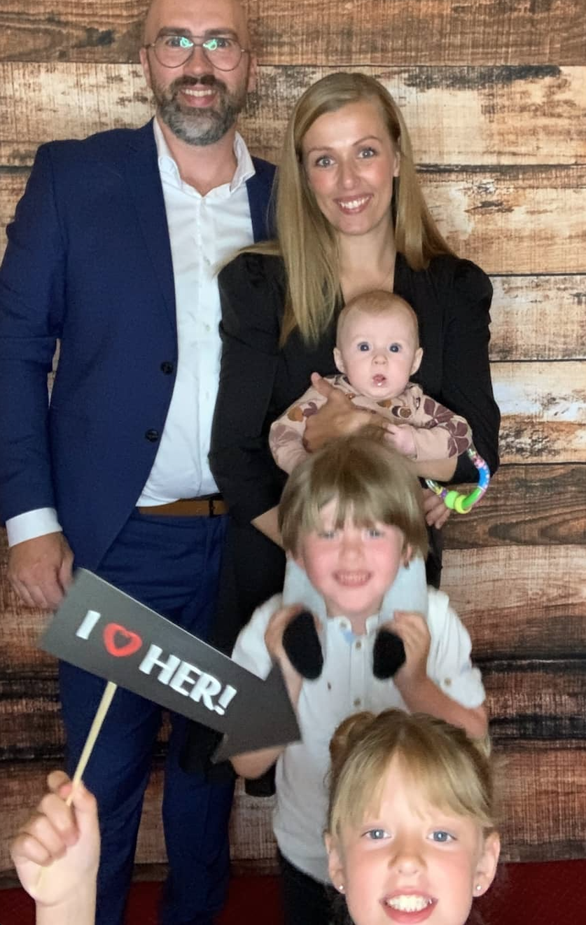 Rósa og fjölskylda. MYND AÐSEND