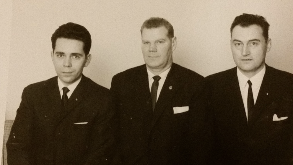 Fyrsta stjórn Lionsklúbb Sauðárkróks 1964.MYND AÐSEND