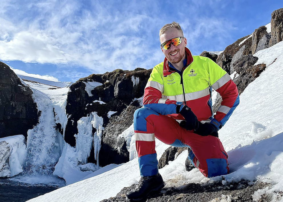 Kiddi áður en hann veiktist. MYND AÐSEND