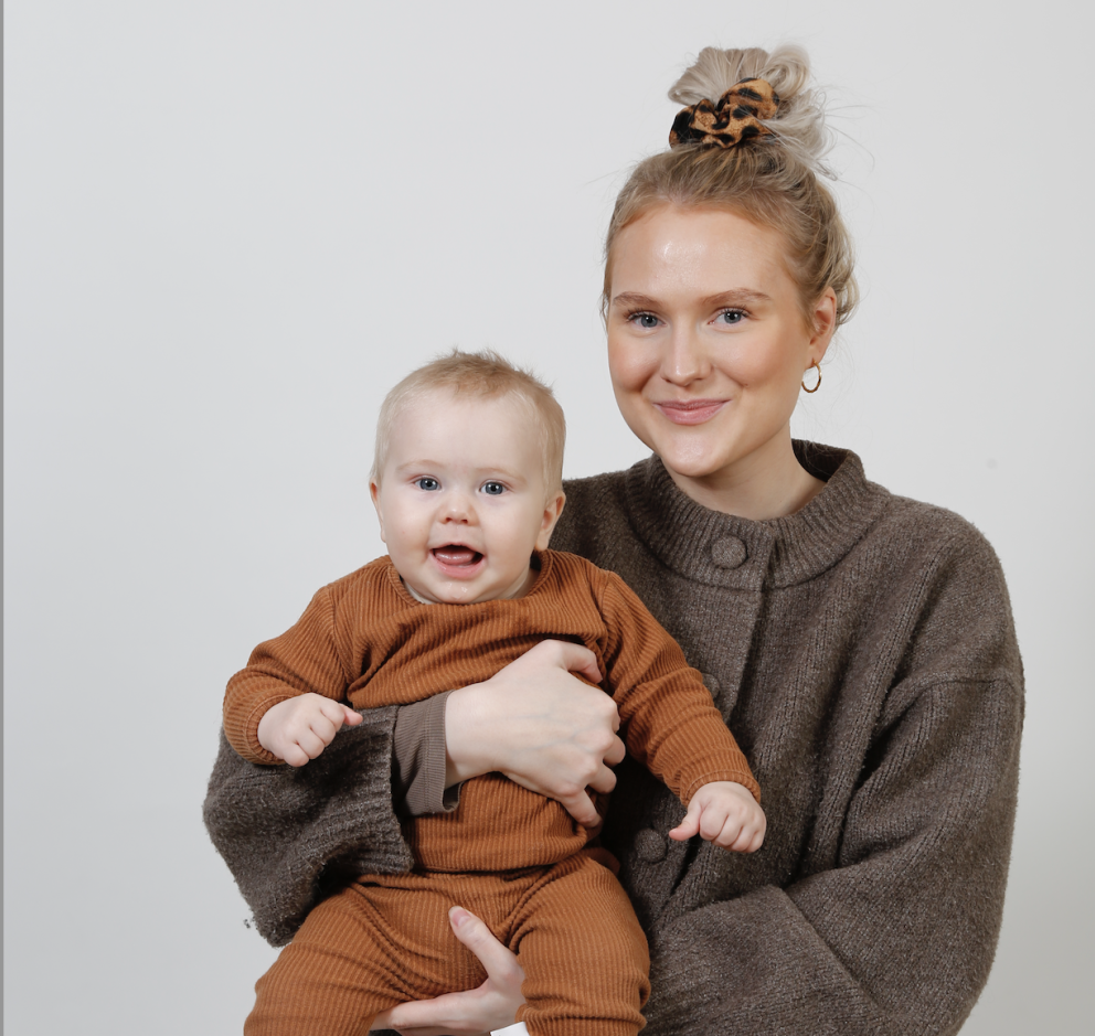 Bjarney með Una Ágúst. MYND GG