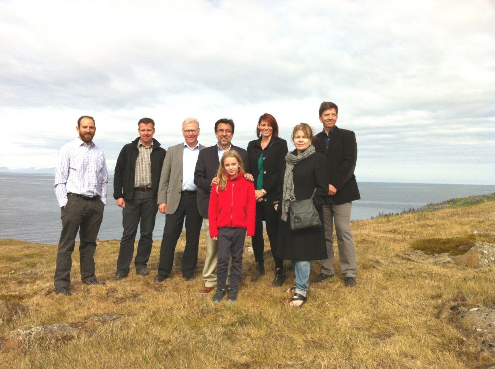 Sendiherran hreifst af Skagaströnd