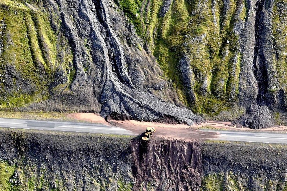 Siglufjarðarvegur nú síðsumars. MYND: HALLDÓR GUNNAR
