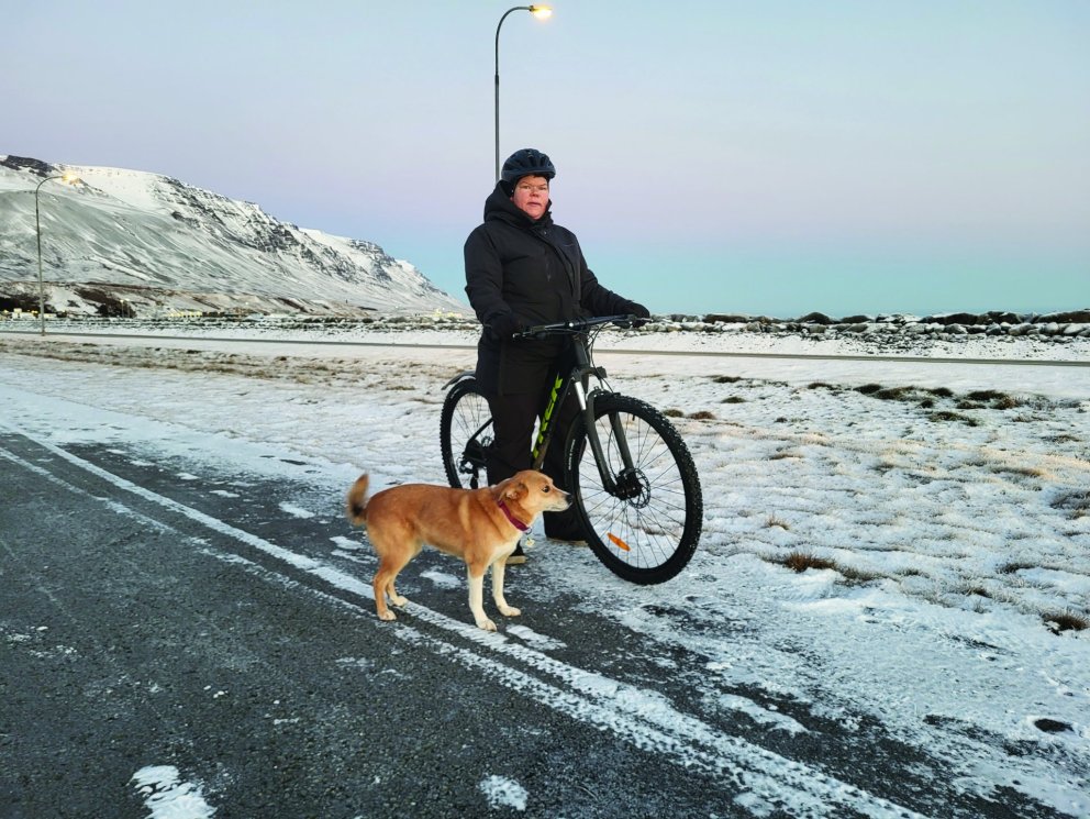 Sigríður Elfa og Loppadís. MYND: PF