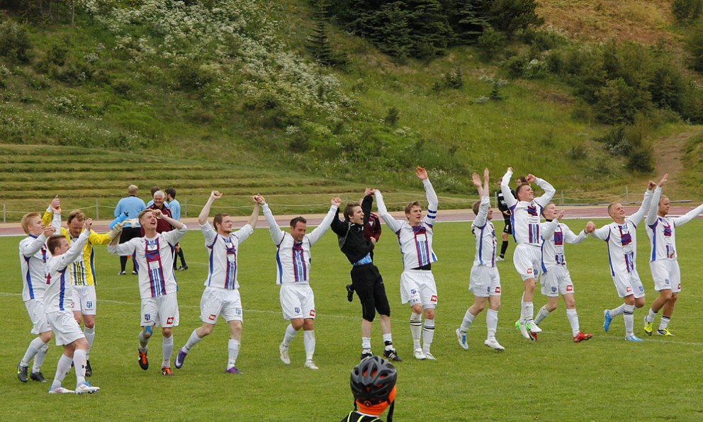 Átta marka stórveisla á Sauðárkróksvelli