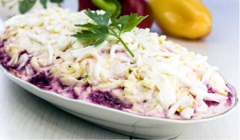 Síld í kápu. Aðsend mynd.