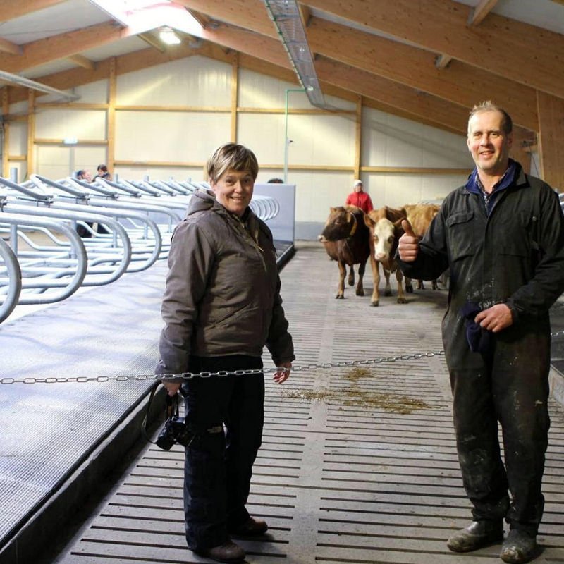 Matgæðingarnir Sirrý og Skúli á Sólbakka. Aðsend mynd