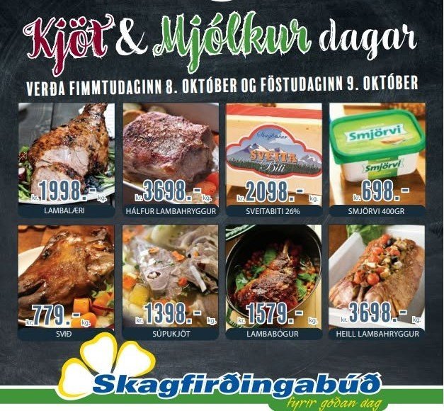 Góð tilboð í Skafó. Mynd: Af netinu.