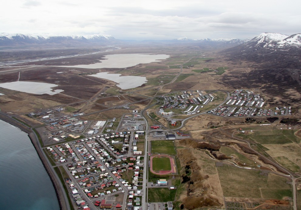Skagafjörður séður úr lofti. Ljósm./BÞ
