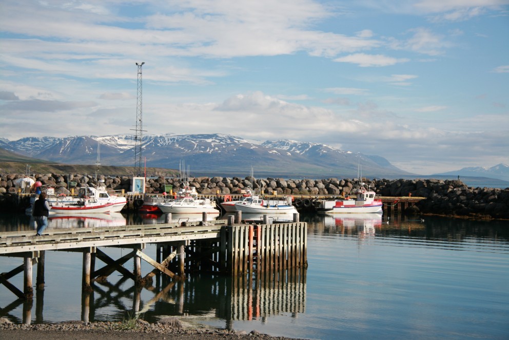 Leita að líki í sjónum við Hofsós