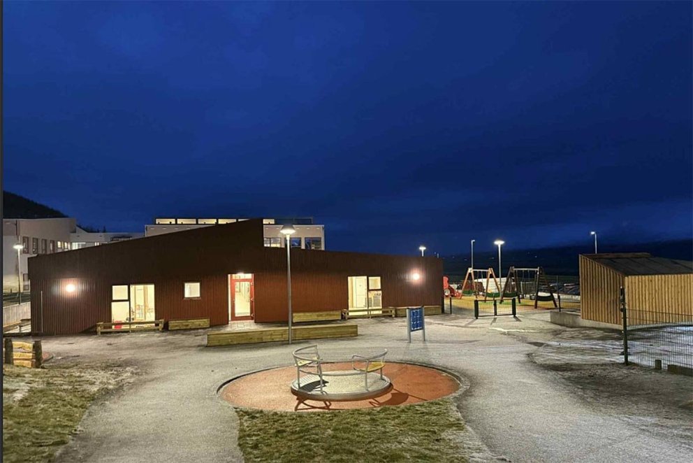 Nýtt húsnæði Leikskólans Birkilundar í Varmahlíð. MYND AF SKAGAFJÖRÐUR.IS