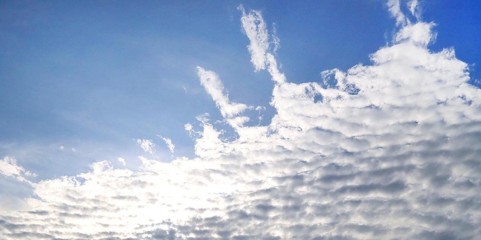 Himininn yfir Skagaströnd 8. júlí 2023. MYND: ÓAB