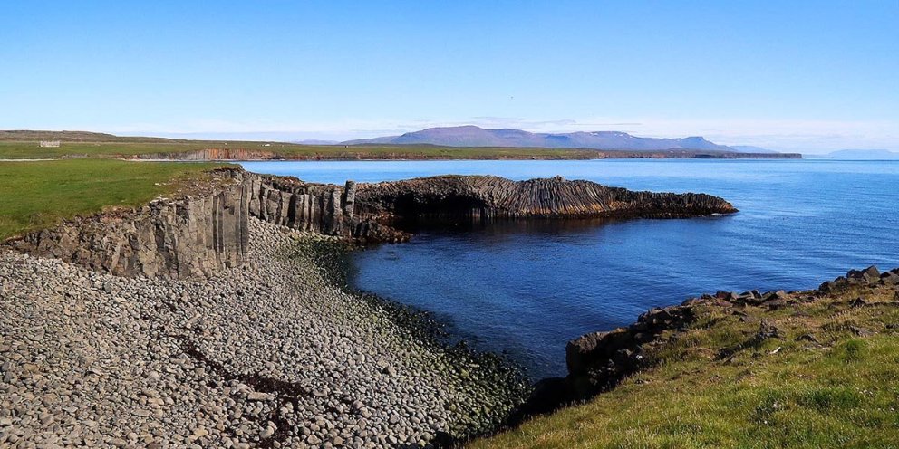Í Kálfshamarsvík á Skaga. MYND: ÓAB