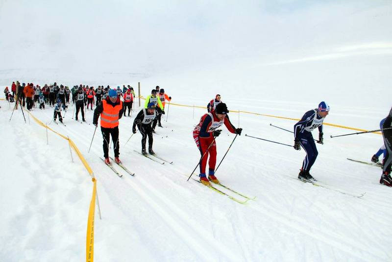 Frá skíðagöngumóti á Lágheiði á síðasta ári. Mynd: Hermann Hermannsson