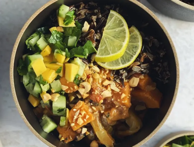 Hnetusmjörspottréttur. Myndir teknar af gottogeinfalt.is