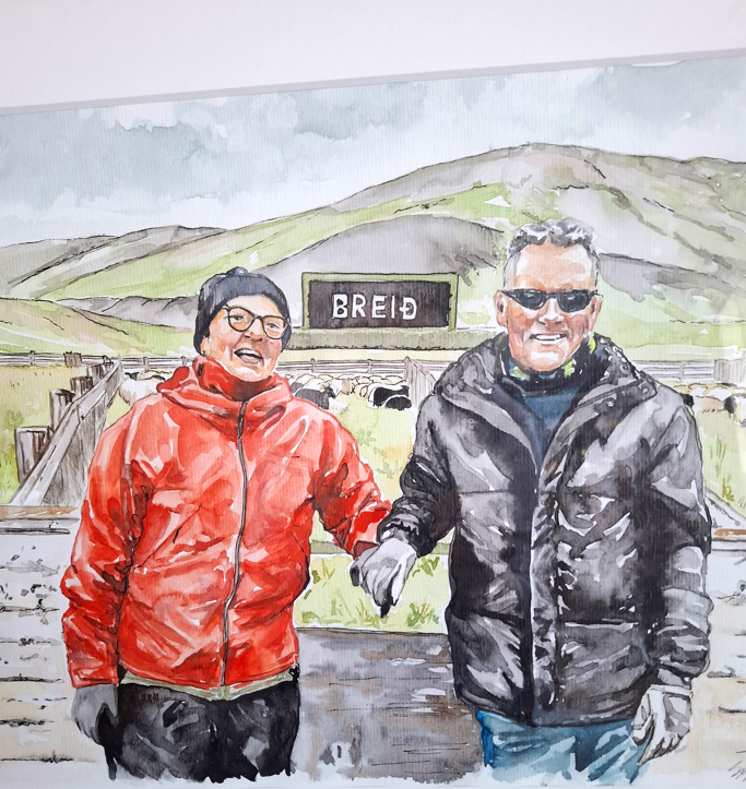 Erna og Sindri. AÐSEND MYND