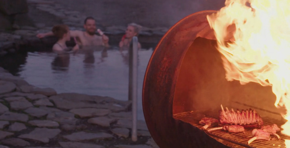 Skjáskot úr myndskeiði um Gretti sterka.