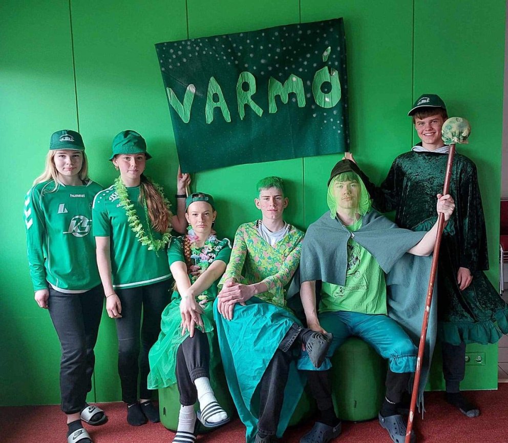Sigurlið Varmahlíðarskóla. MYND AF SÍÐU VARMAHLÍÐARSKÓLA