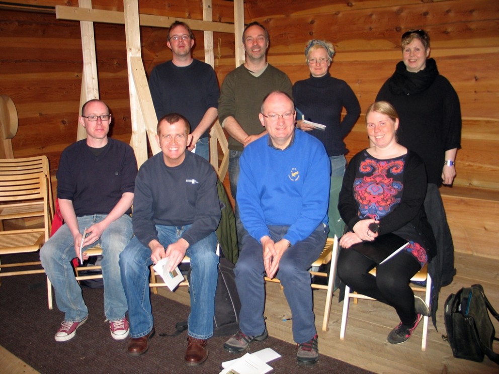 Skotar í heimsókn hjá Fornverkaskólanum