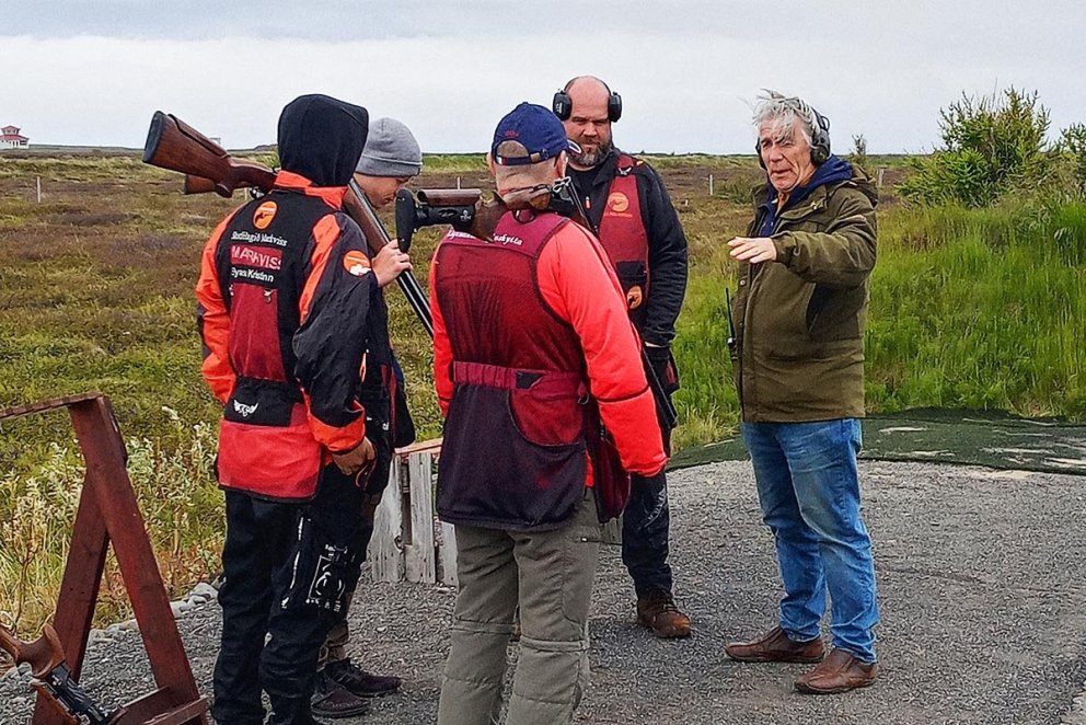 Frá skotsvæði Markviss á Blönduósi. MYND AÐSEND