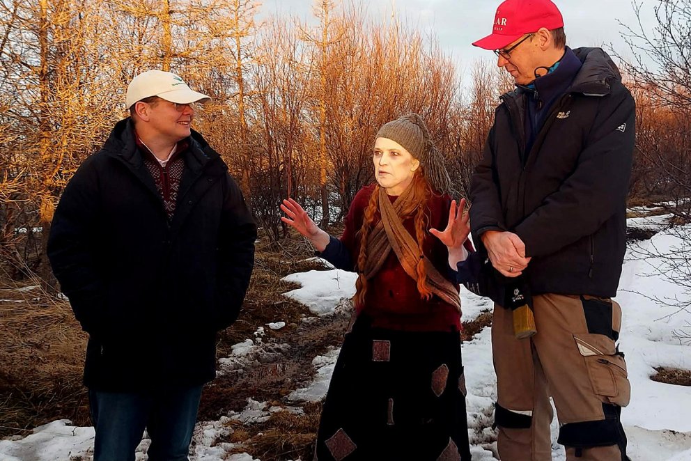 Hringvers-Skotta lætur gamminn geisa. MYNDIR GUÐBRANDUR ÆGIR