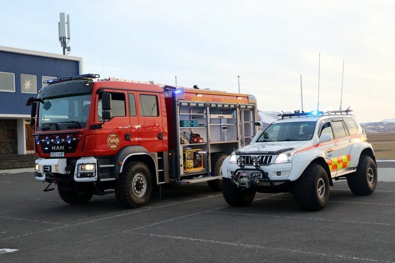 Nýju bifreiðarnar. Mynd:skagastrond.is