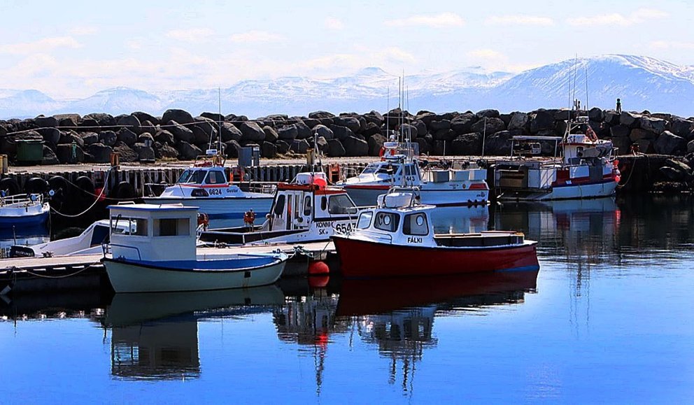 Smábátar í höfninni á Hofsósi. MYND: ÓAB