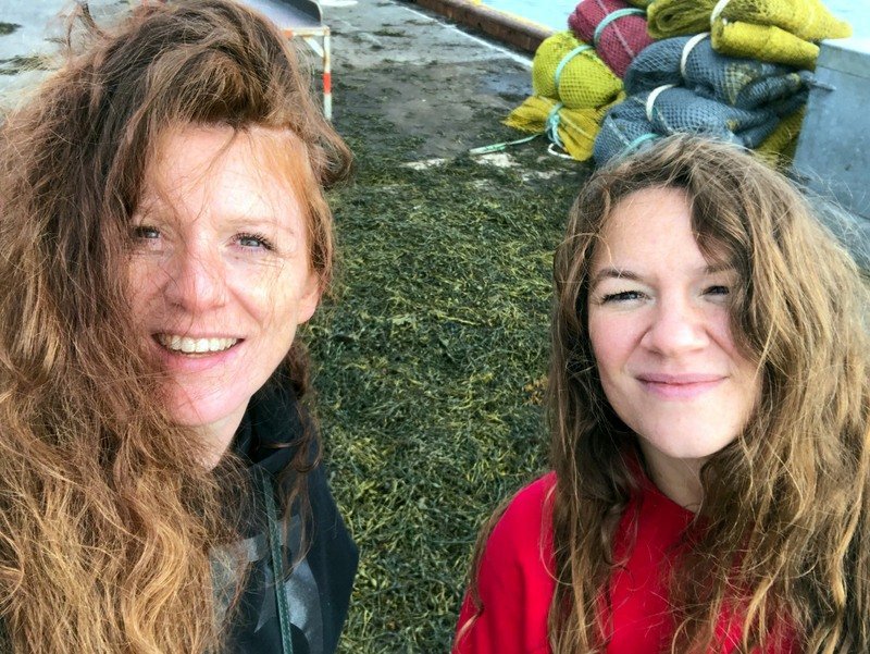 Dansararnir Snædís Lilja Ingadóttir og Valgerður Rúnarsdóttir. Myndin tekin af FB-síðu List fyrir alla.