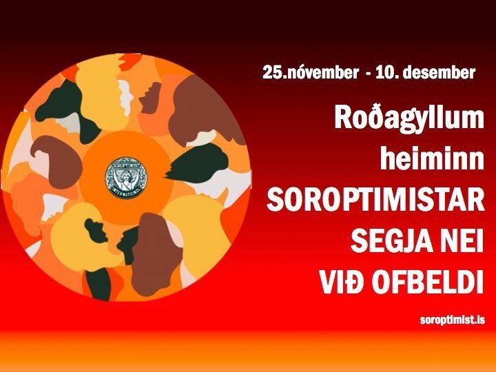 Roðagyllum heiminn - vitundarvakning gegn kynbundnu ofbeldi